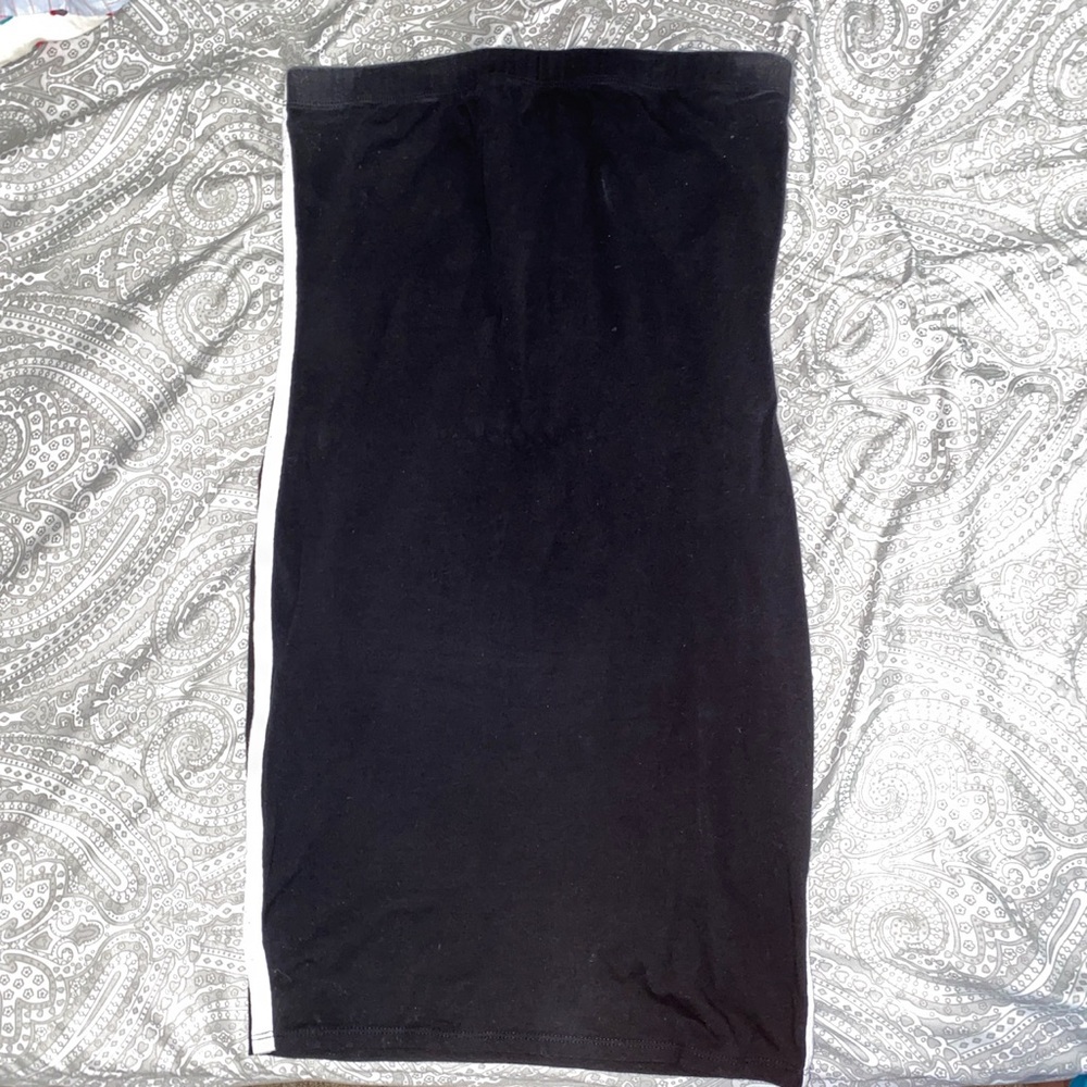 Black and White Bodycon Dress